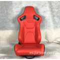 Asiento de carreras doble ajustable de PVC